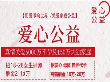 吉林捐卵助孕生子 爱心志愿者招募
